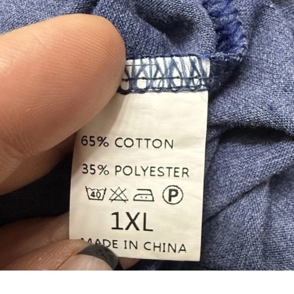 Sun and Sand Drink in My Hand T-Shirt Beach Vacation Blue Women's Tee Size 1XL - Picture 4 of 4